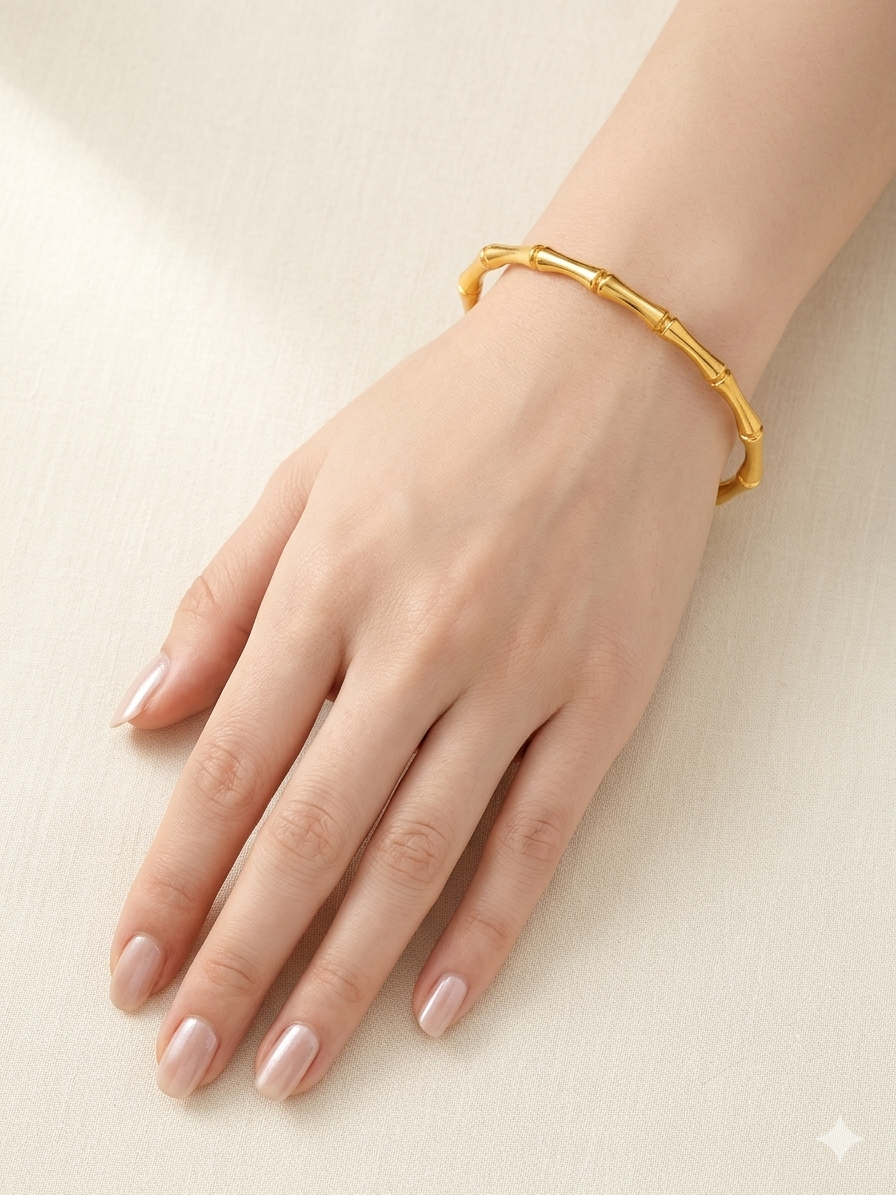 Bamboo Knot Bnagle