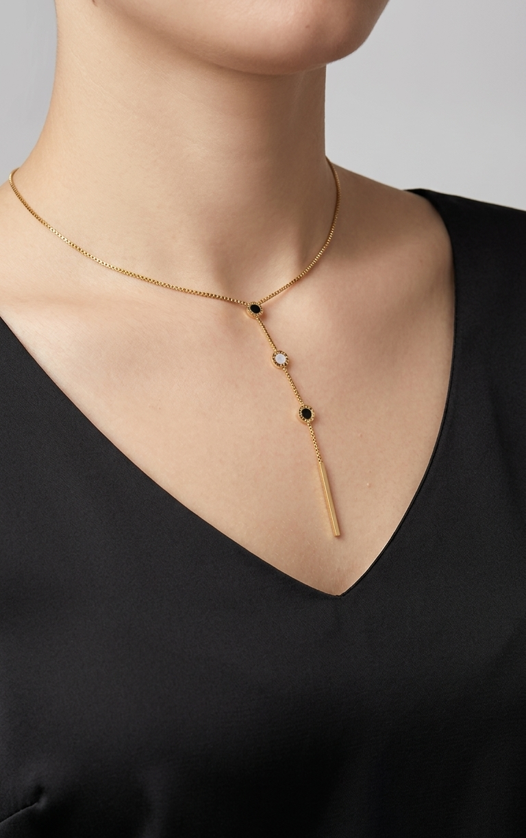 Eclips Drop Necklace...