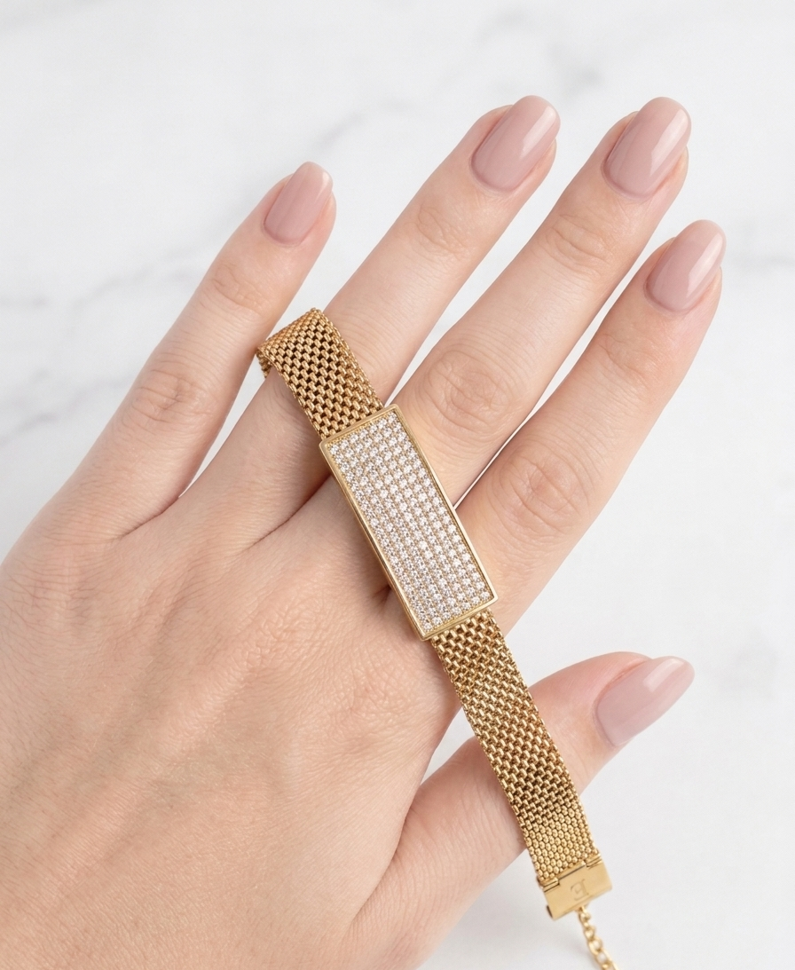 Infinity Spark Bar Bracelet..