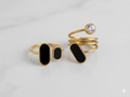 Eclipse  Gold Ring Duo