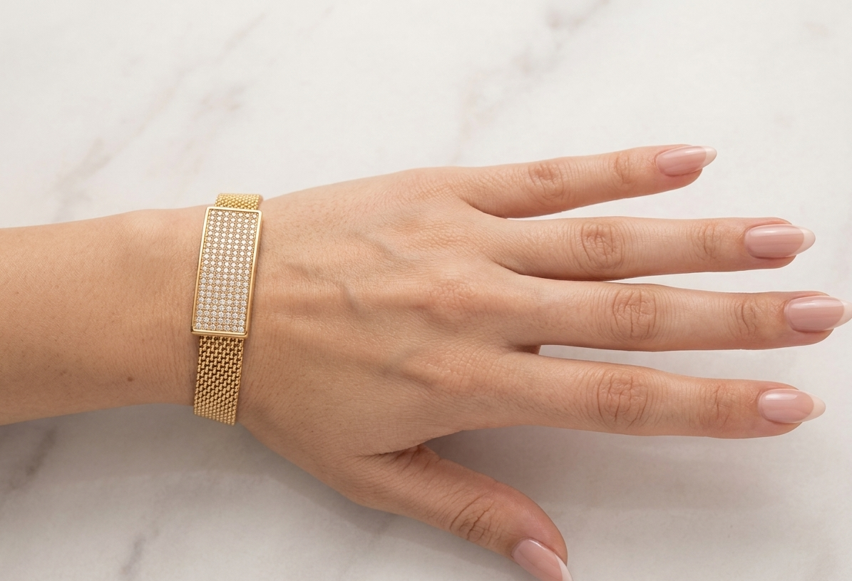 Infinity Spark Bar Bracelet..